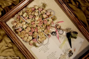 Preserved Spray Roses with Pearl Strands