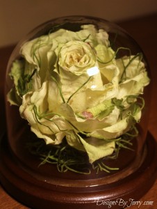 Green Composite Rose made from Lemonade Rose.