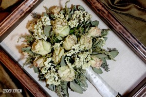 Preserved Bridal Bouquet of Roses and Hydrangea